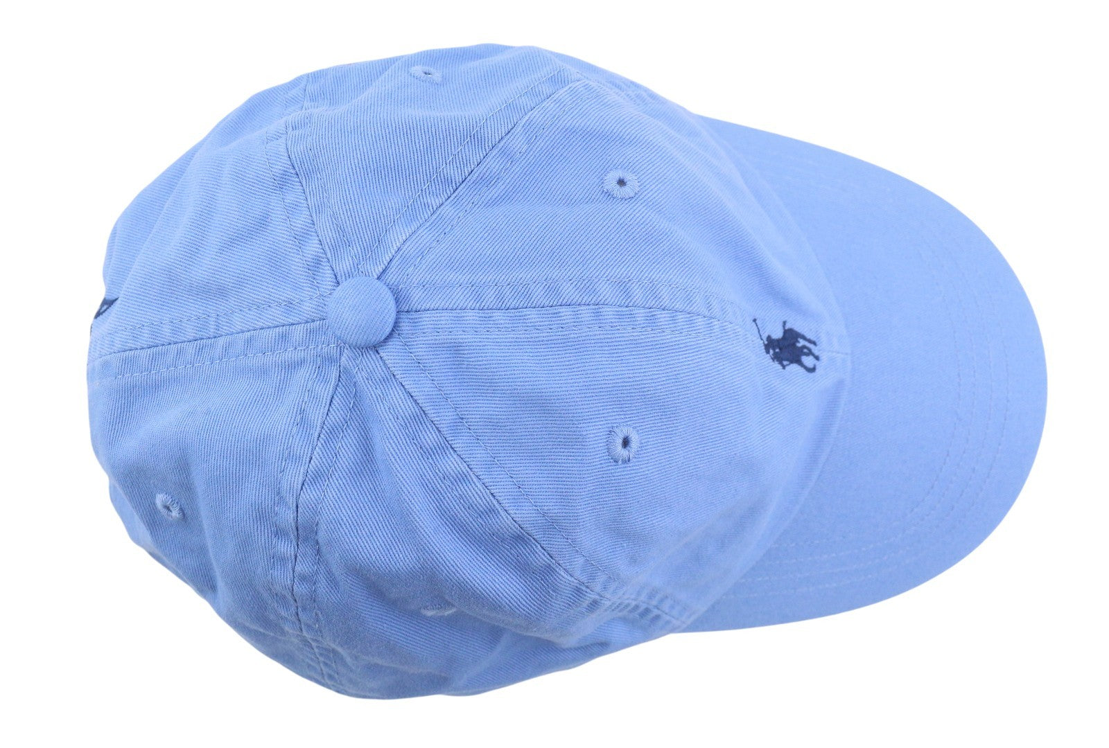 RALPH LAUREN Men Cap OS Light Blue Embroidered Logo Cotton Baseball Unisex