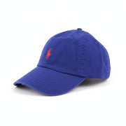 RALPH LAUREN Men Cap OS Blue Embroidered Logo Cotton Baseball Unisex