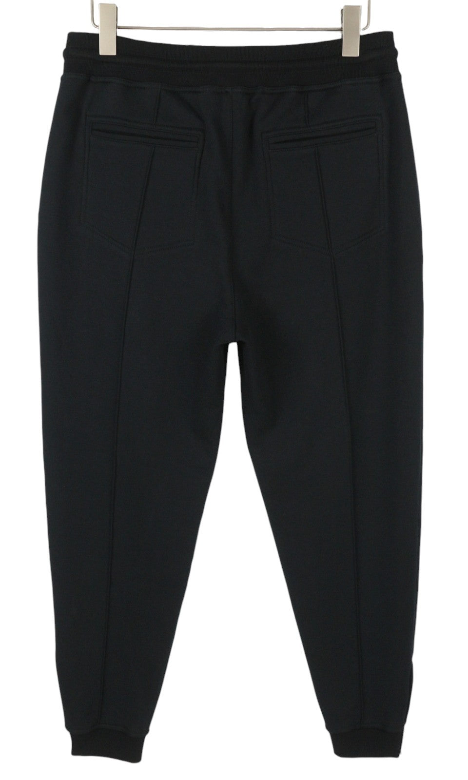 BRUNELLO CUCINELLI Men Trousers M Black Drawstrings Waist Pockets Sweatpants