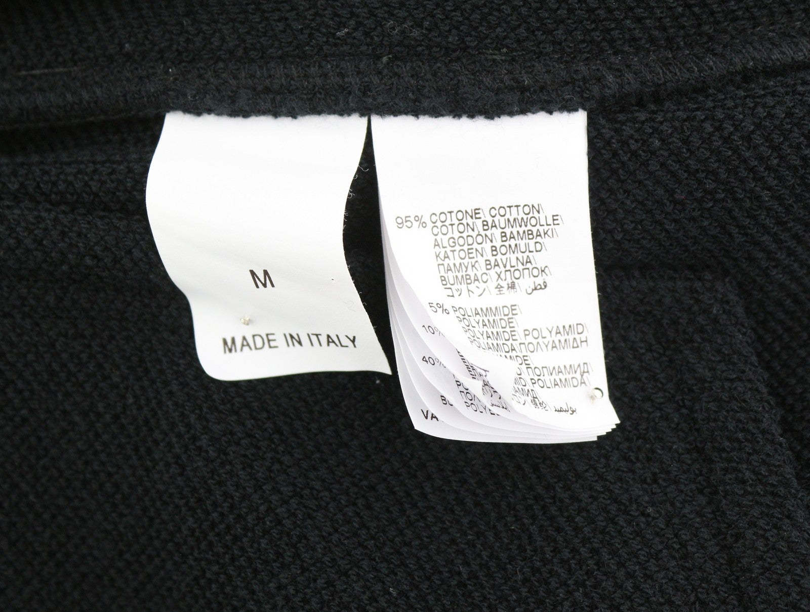 BRUNELLO CUCINELLI Men Trousers M Black Drawstrings Waist Pockets Sweatpants