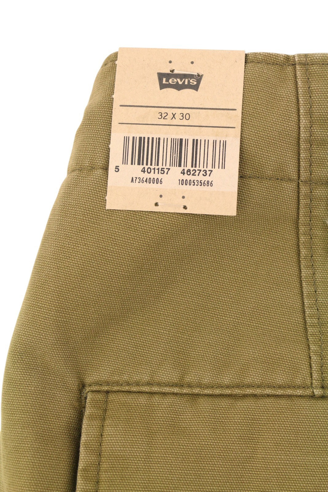 LEVI'S XX Cargo Men Trousers W32/L30 Brown Straight Fit Zip Fly Patch Pockets