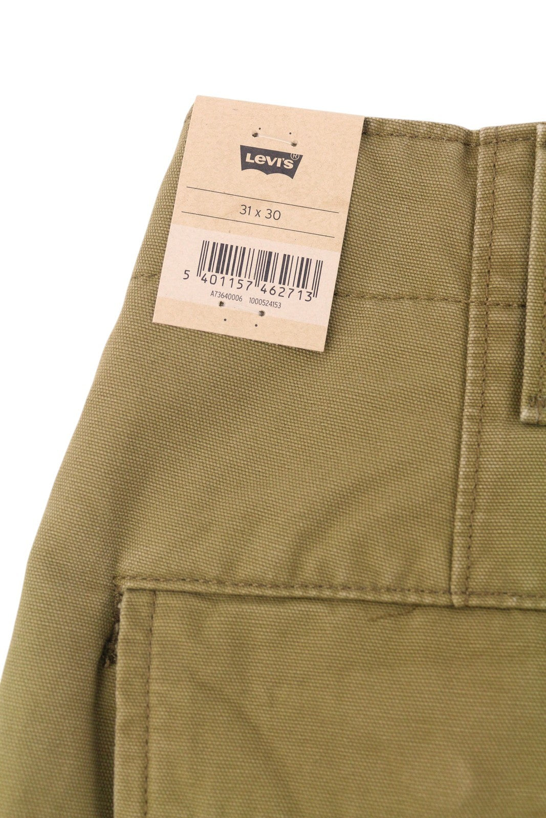 LEVI'S XX Cargo Men Trousers W31/L30 Brown Straight Fit Zip Fly Patch Pockets