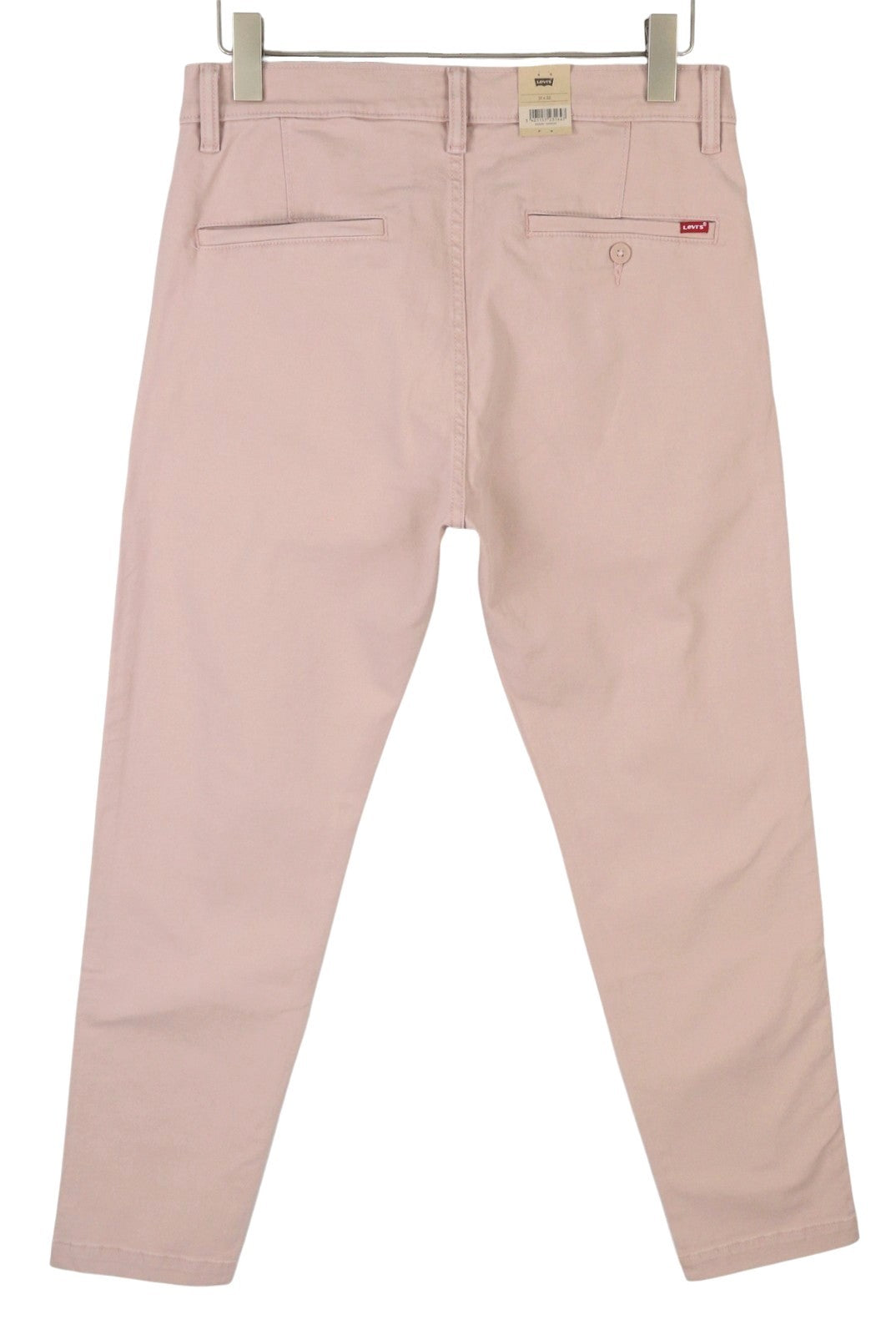 LEVI'S XX Chino Men Trousers W31/L32 Pink Standard Taper Stretch Extensible