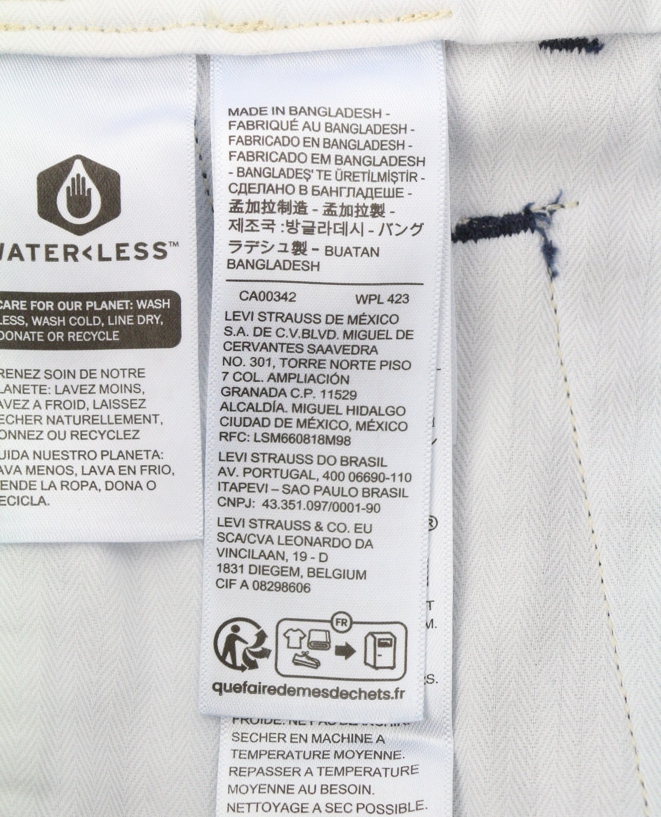 LEVI'S XX Chino Men Trousers W29/L32 Dark Blue Straight Big E Stretch Zip Fly