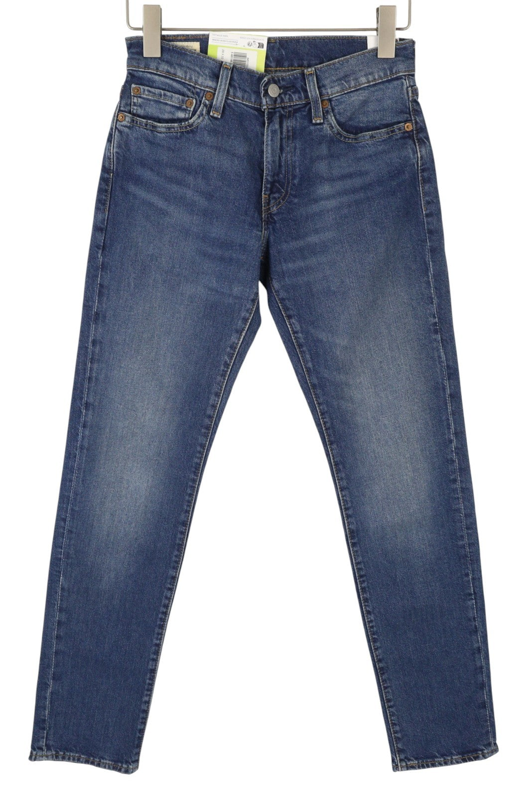 LEVI'S 511 vyriški džinsai W28/L32 Premium Big E Flex Stretch Slim Fit Zip Faded Blue 