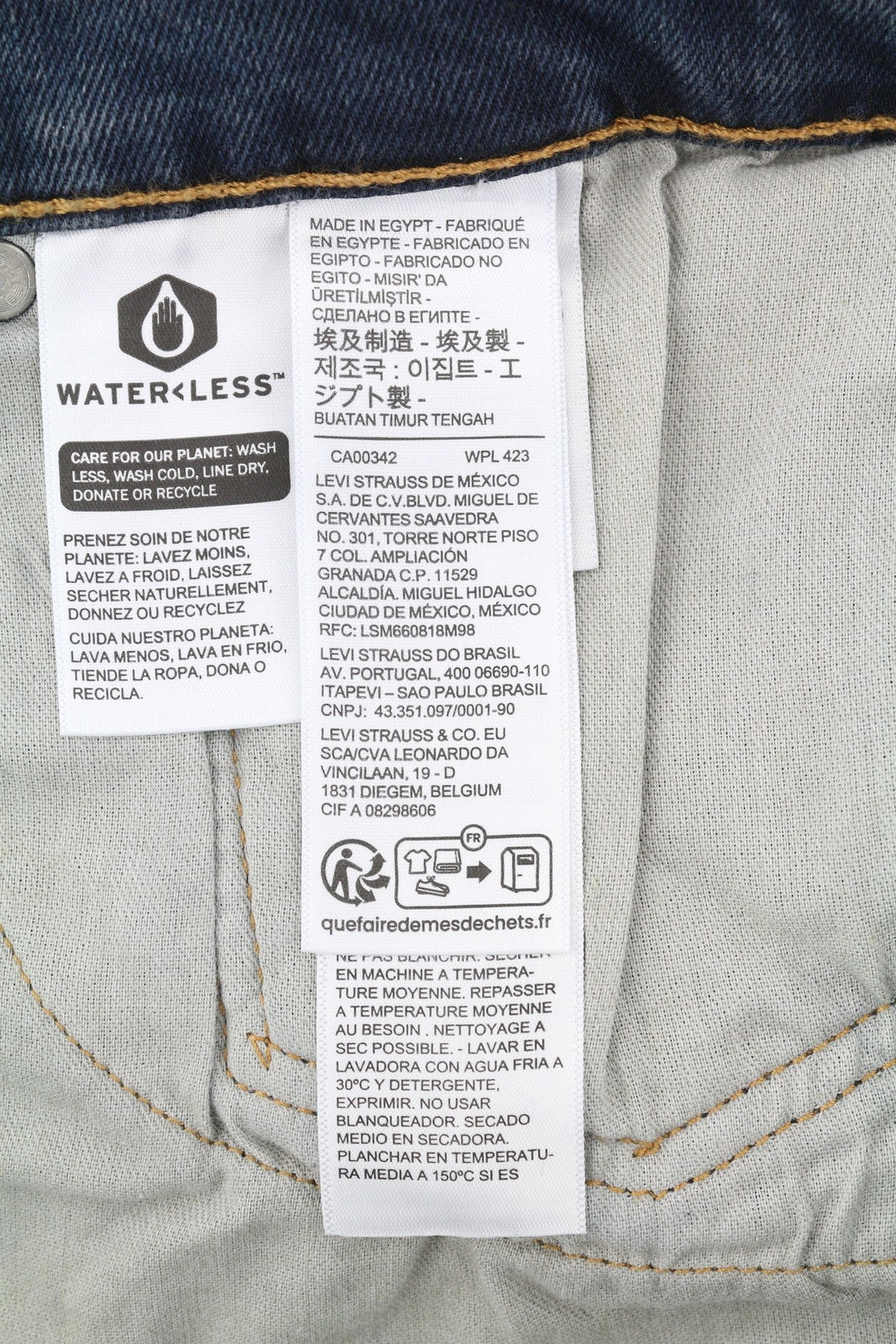 LEVI'S 512 vyriški džinsai W40/L32 mėlyni, išblukę, ploni, siaurėjantys, „Flex Stretch“ stiliaus. 
