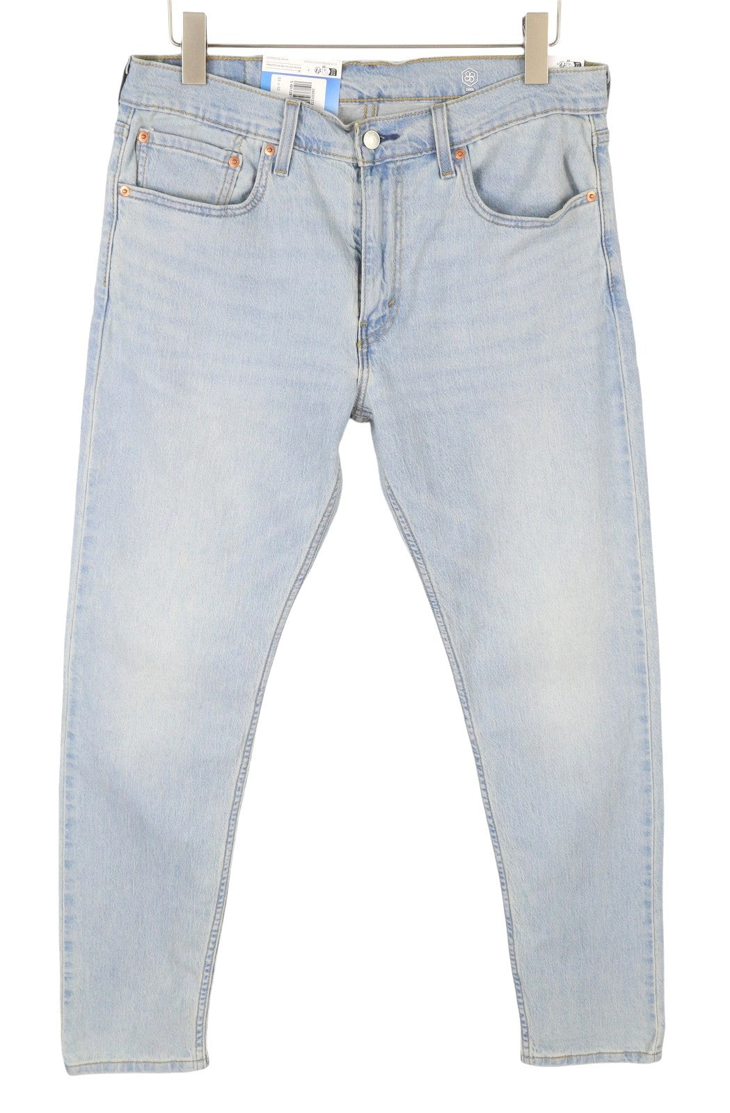 LEVI'S 512 Men Jeans W33/L32 Slim Tapered Stretch Extensible Faded Denim Blue