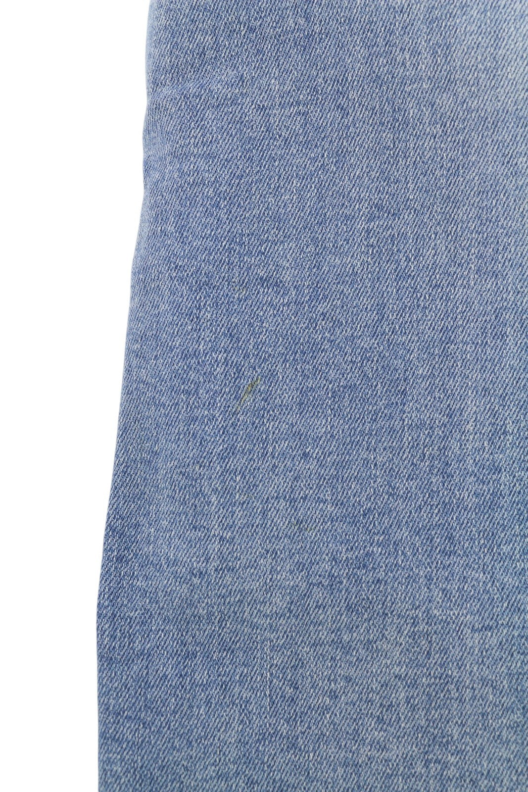 LEVI'S 501 vyriški džinsai W40/L32 Premium Big E Straight Fit su sagomis, išblukusiomis mėlynomis spalvomis 