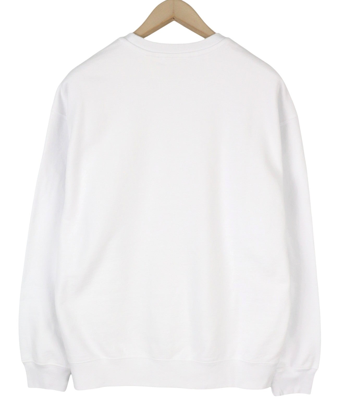 LEVI'S Relaxed Fit Men Sweatshirt M White Graphic Logo Crew Neck Cotton Pullover