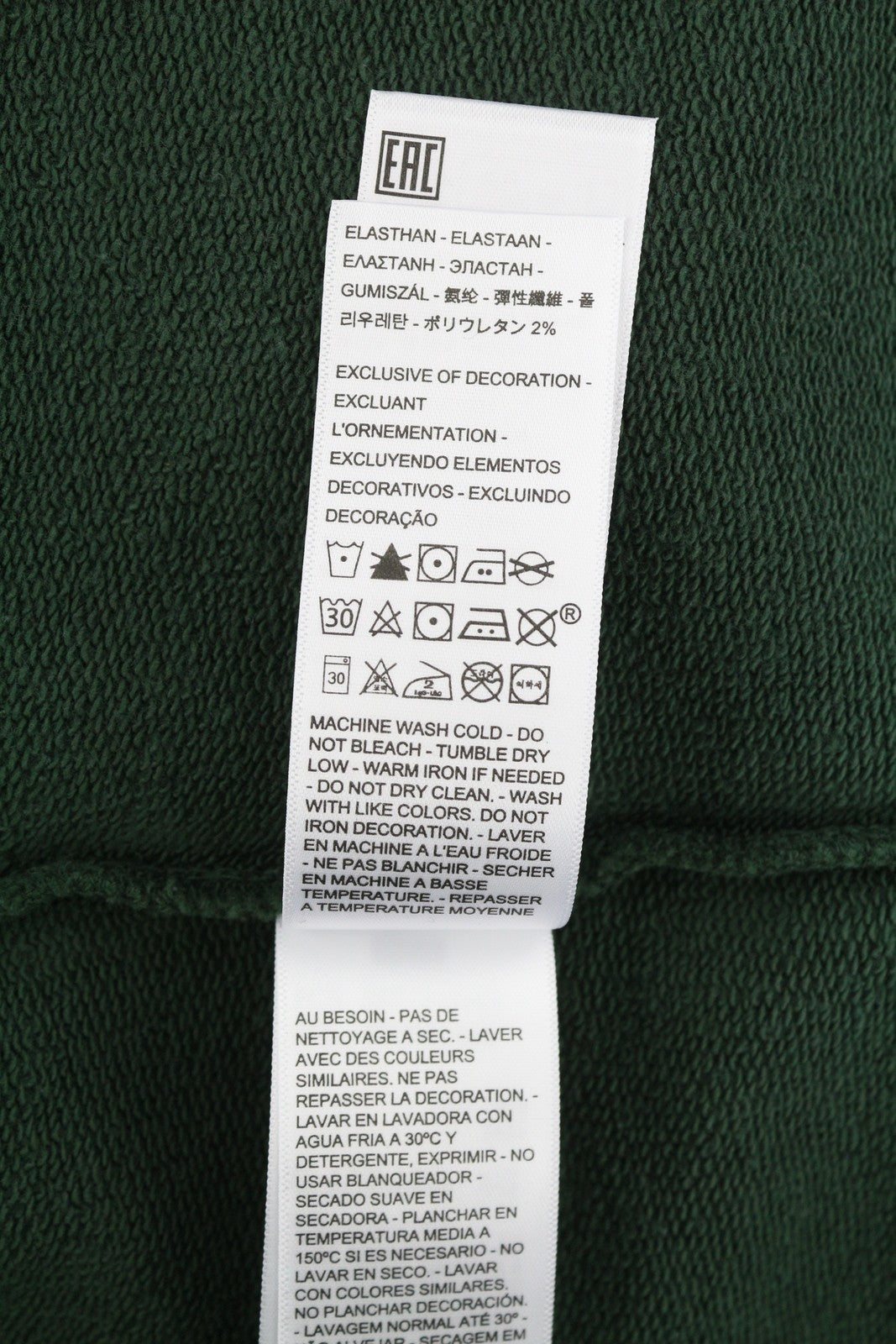 LEVI'S Relaxed Fit Men Sweatshirt XL Green Crew Neck Embroidered Logo Pullover
