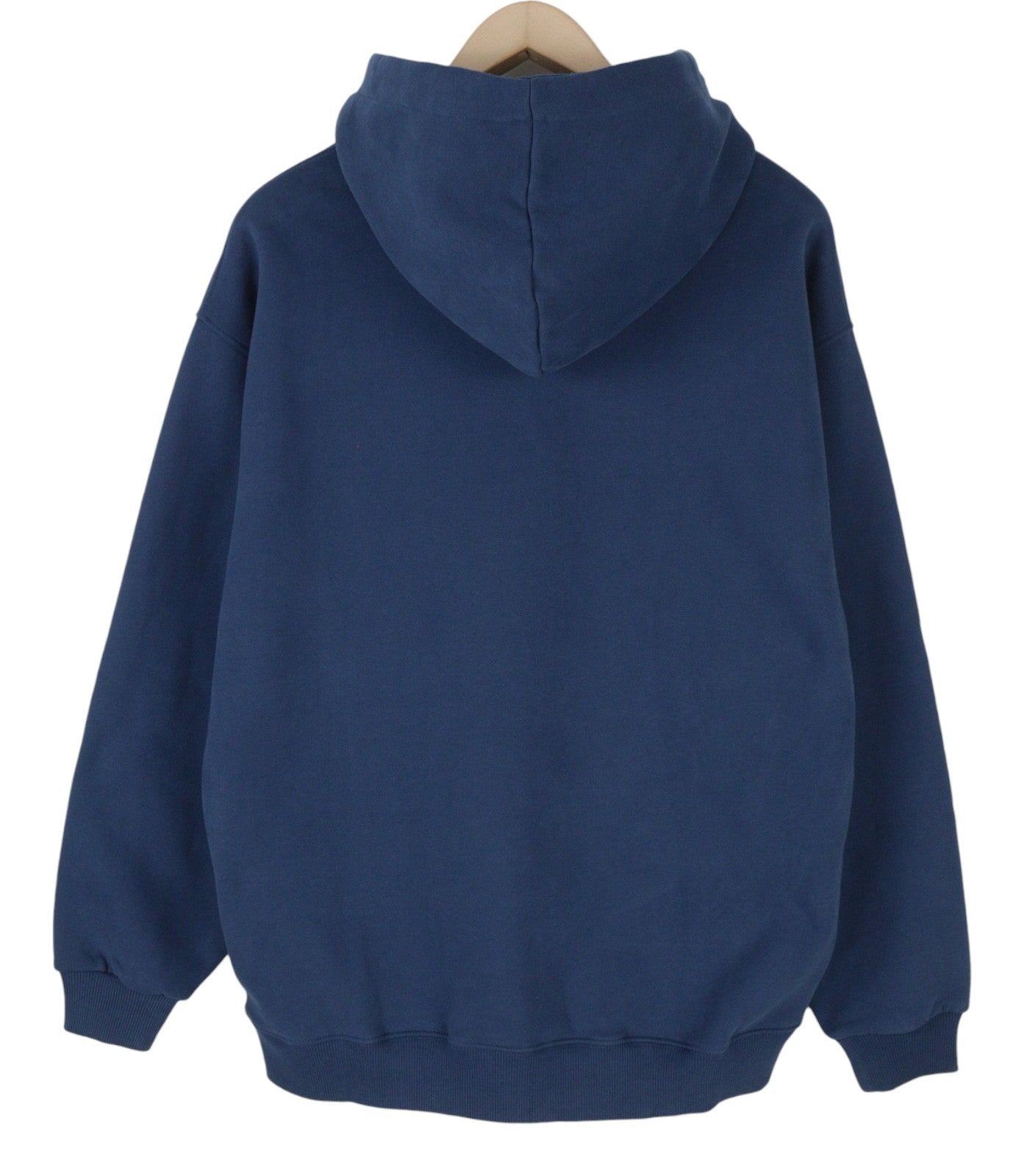SUPERDRY Vintage Ath Oversized Hood Men Hoodie M Dark Blue Logo Cotton Pullover
