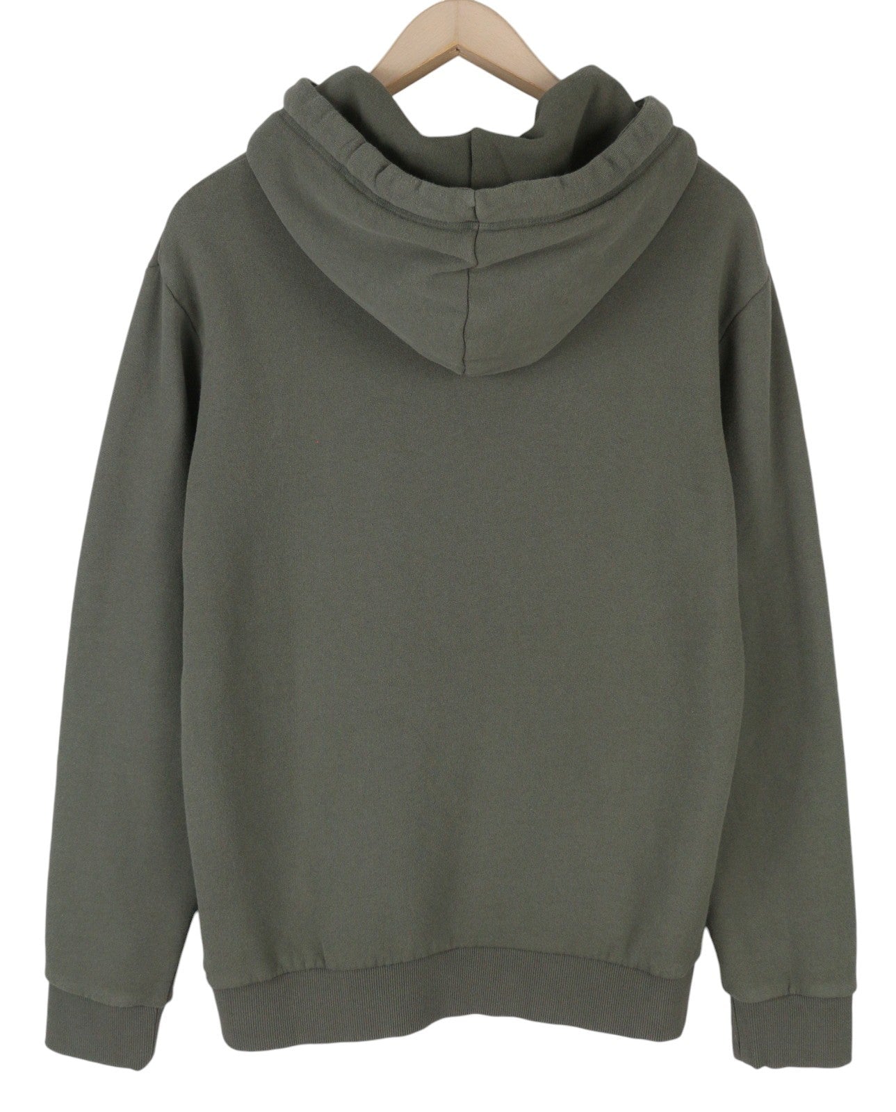 SUPERDRY Classic Core Logo Men Hoodie M Dark Khaki Kangaroo Pocket Pullover
