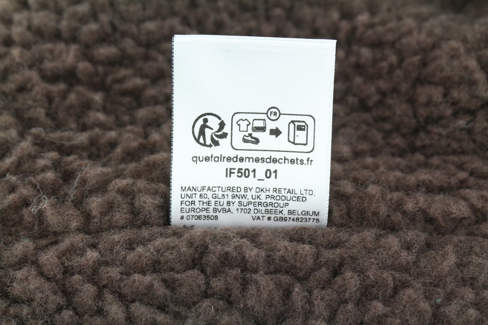 SUPERDRY Borg Lined Ziphood Men Hoodie M Green Sherpa Lined Pockets Full Zip