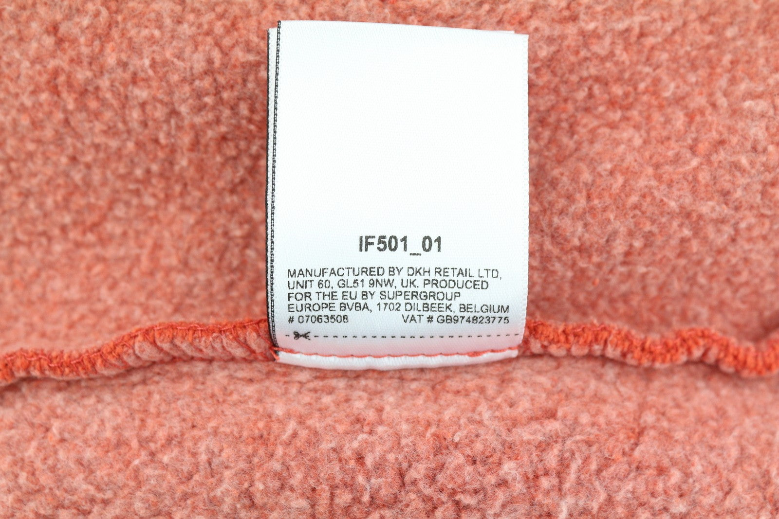 SUPERDRY Terrain Logo Overdyed Men Hoodie M Red Kangaroo Pocket Logo Pullover