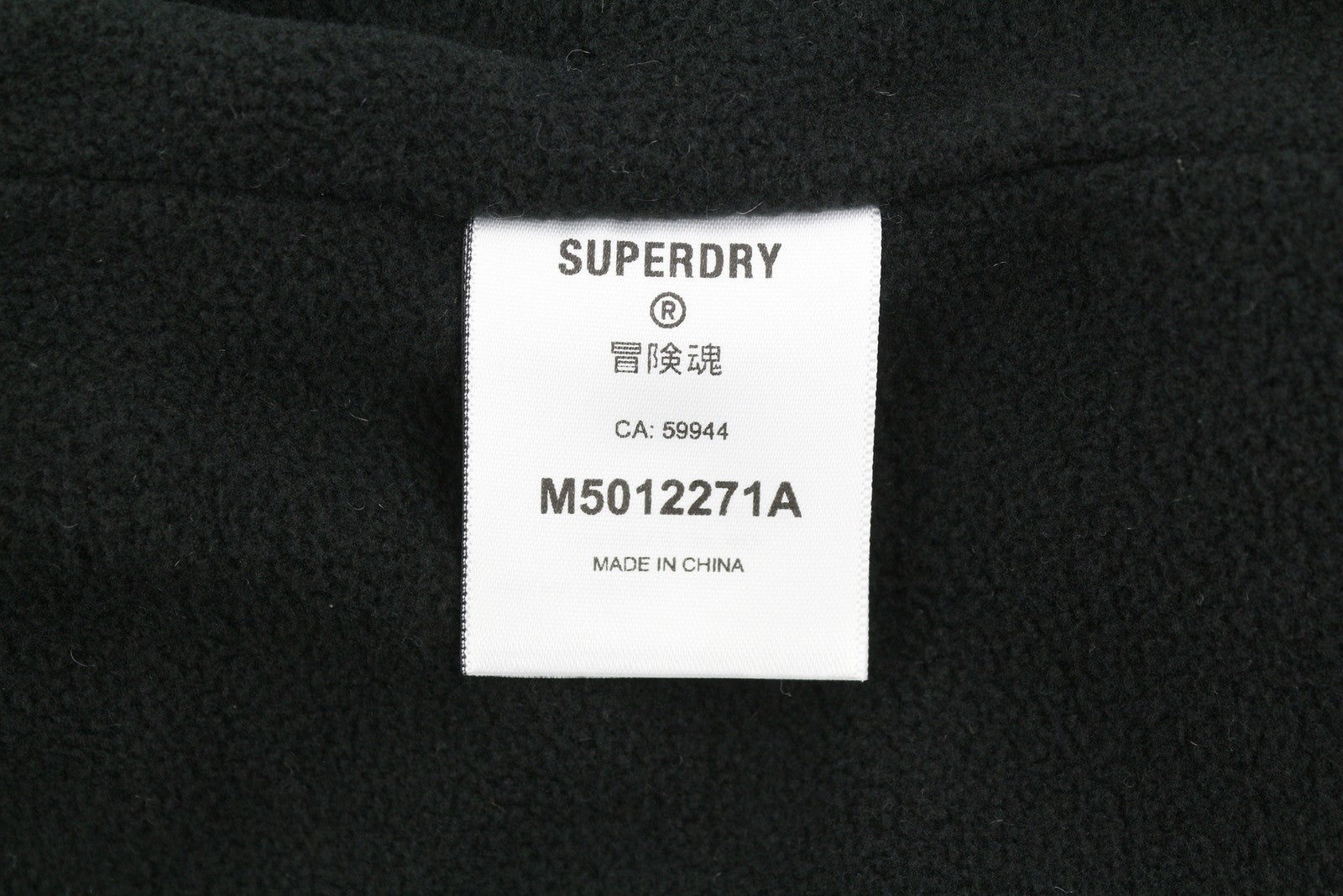 SUPERDRY Quilted Estate Country Men Jacket M Black Snap Buttons Lightweight