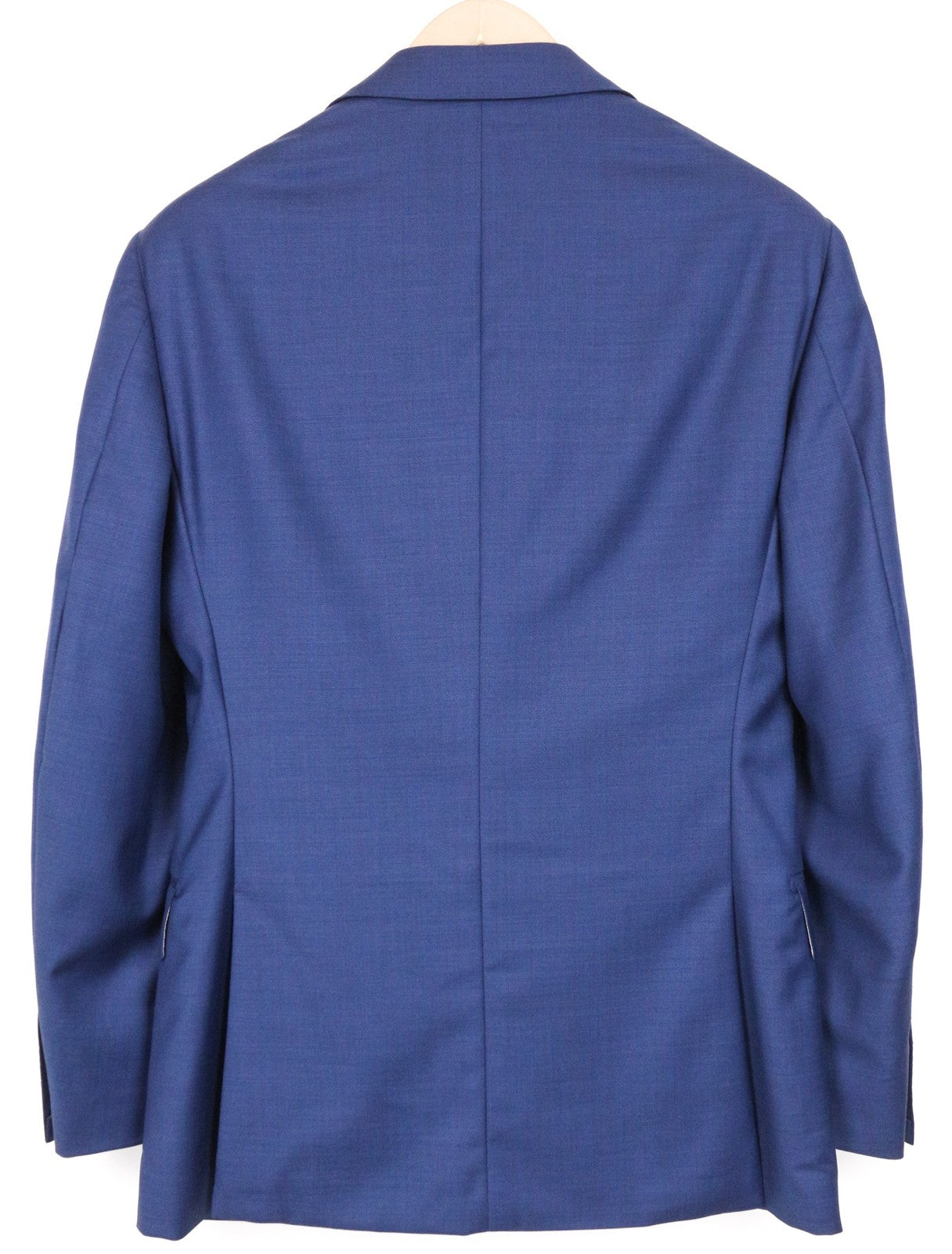 „SUITSUPPLY Napoli“ vyriškas švarkas UK36R mėlynas vilnonis vieneilis švarkas su įpjova atvarte 