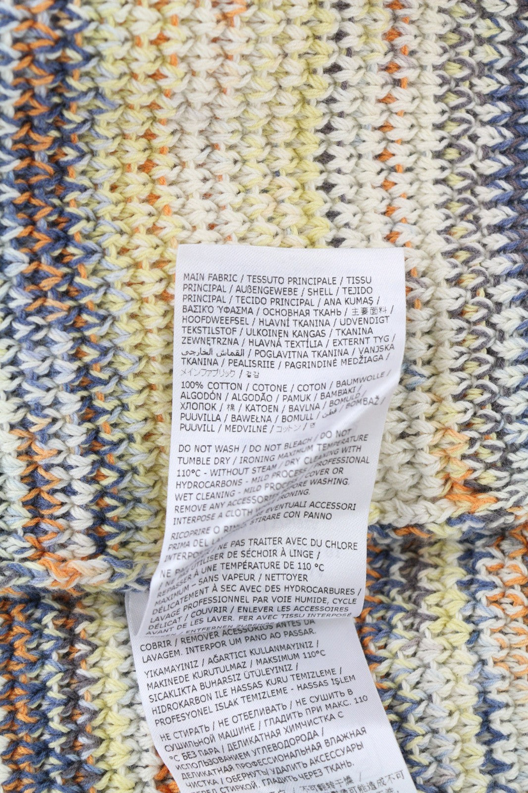 DSQUARED2 moteriškas M dydžio daugiaspalvis medvilninis megztinis ilgomis rankovėmis 