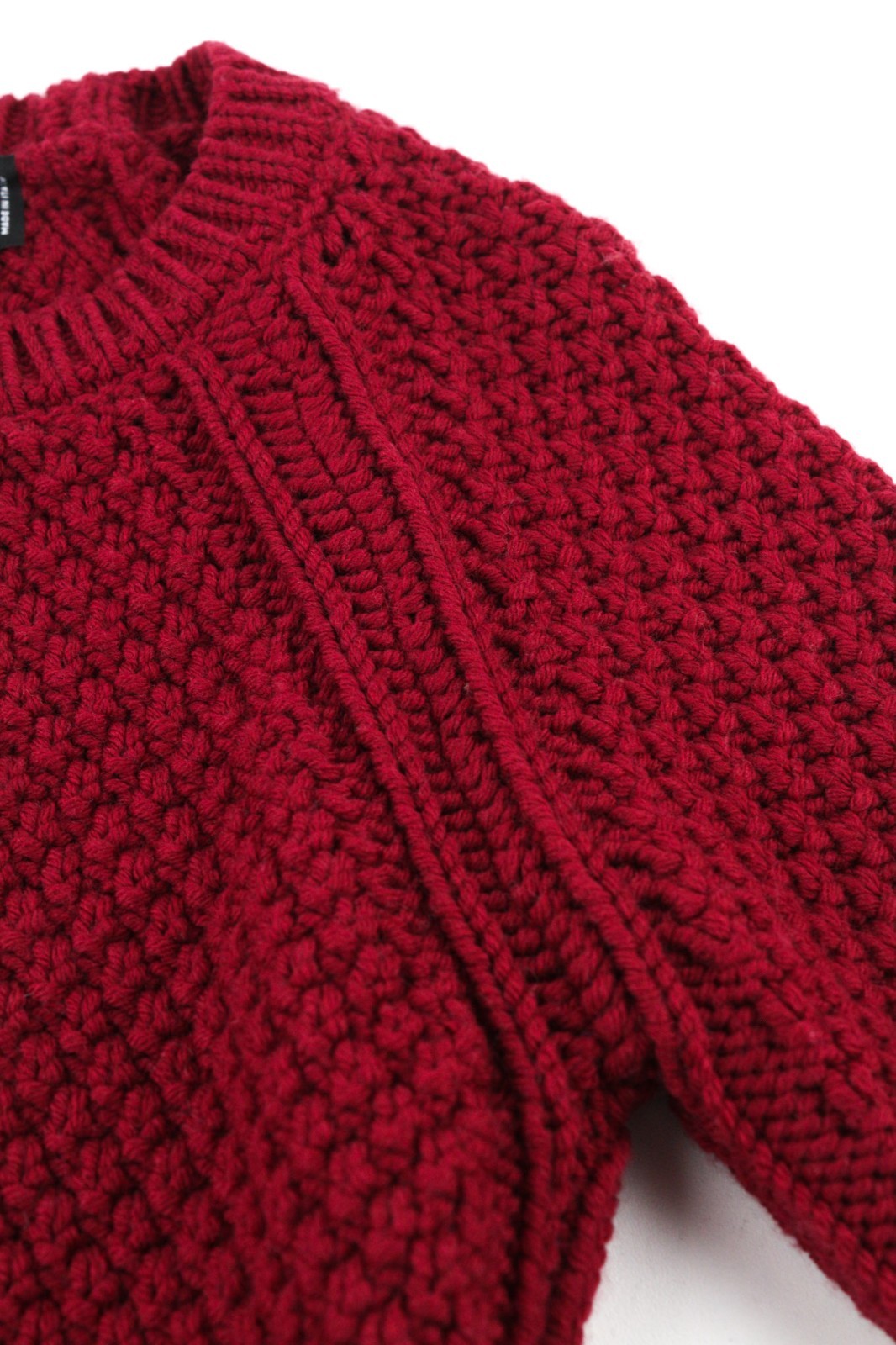 DSQUARED2 moteriškas raudonas XS dydžio grynos vilnos ilgomis rankovėmis megztinis 