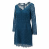Blue Polyester Dress