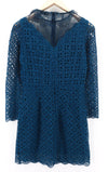 Blue Polyester Dress