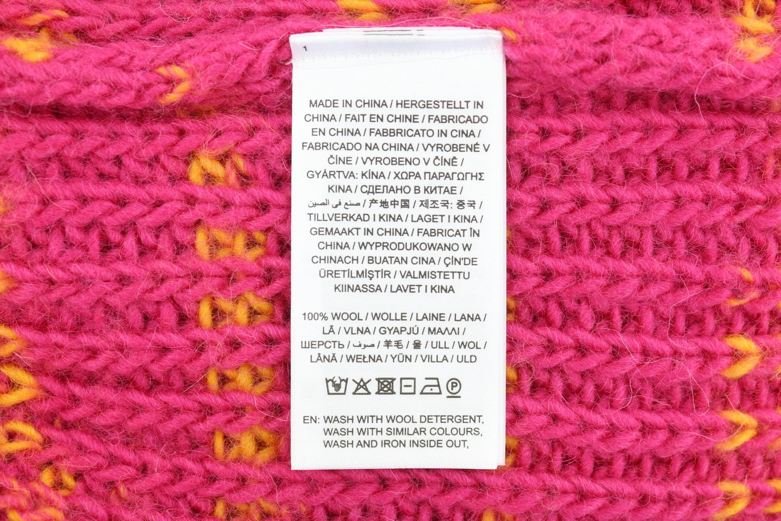 GANT daugiaspalvis aukštu kaklu megztinis M spalvos, povo rožinės spalvos, vilnonis, tamprus megztinis 