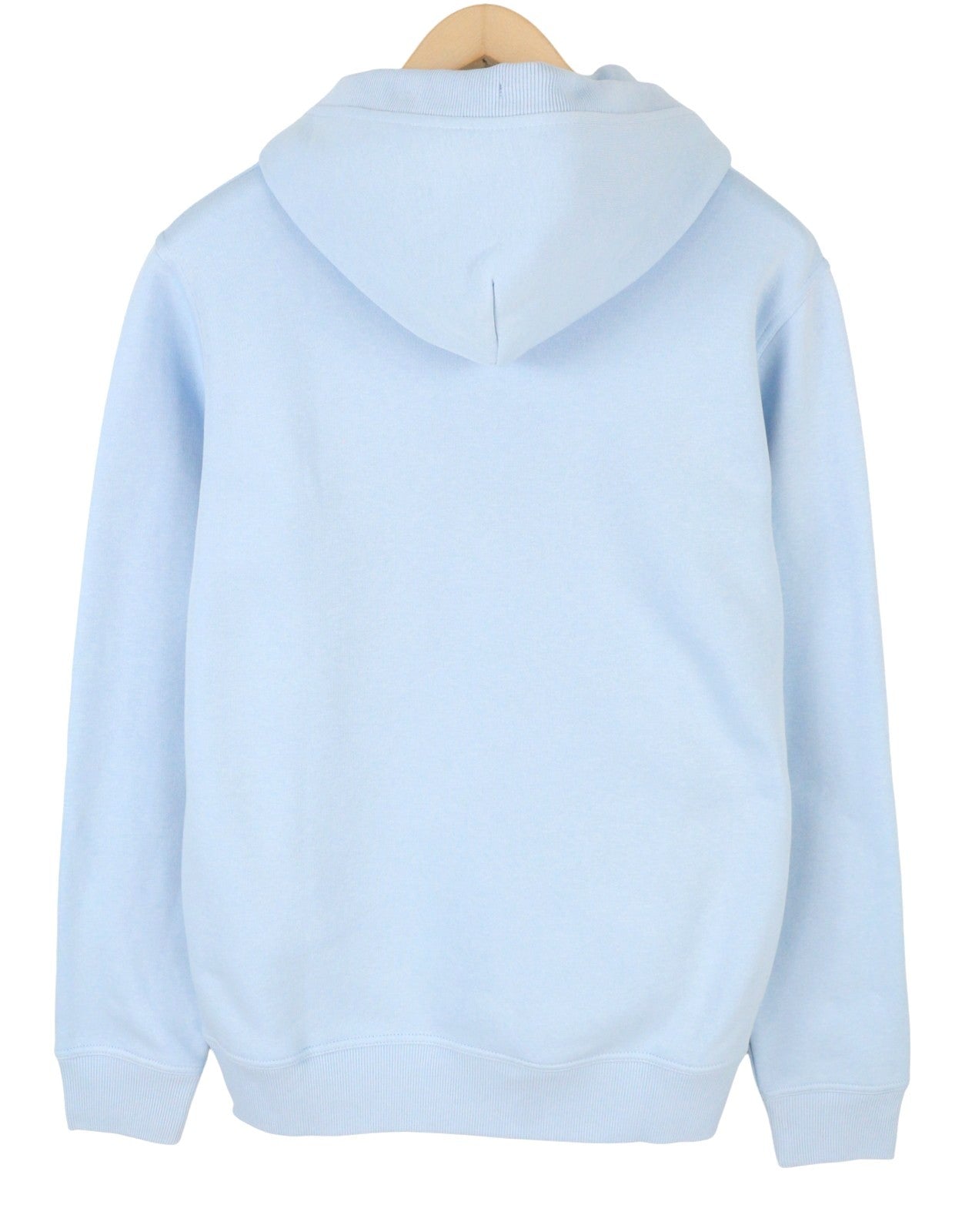 GANT Archive Shield Men Hoodie M Capri Blue Embroidered Kangaroo Pullover RRP179