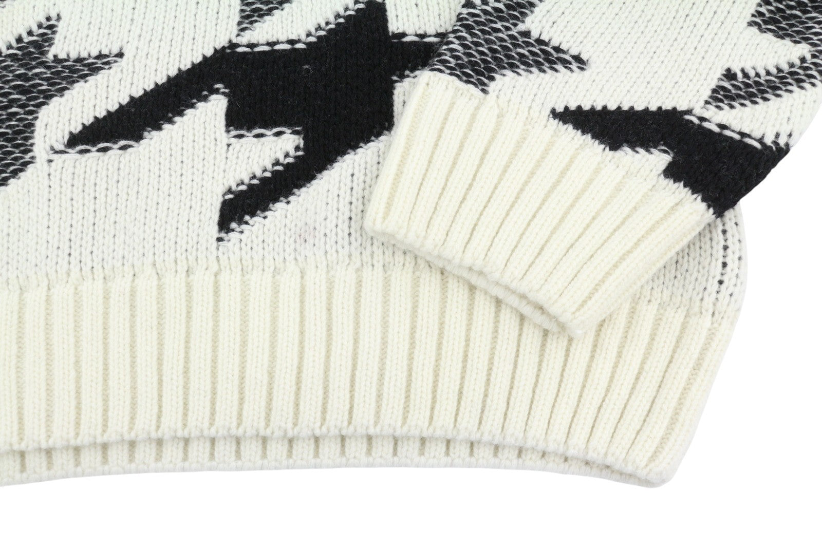 GANT „Houndstooth Rollneck“ vyriškas megztinis XL dydžio kreminės spalvos vilnonis storo mezgimo megztinis RRP249 