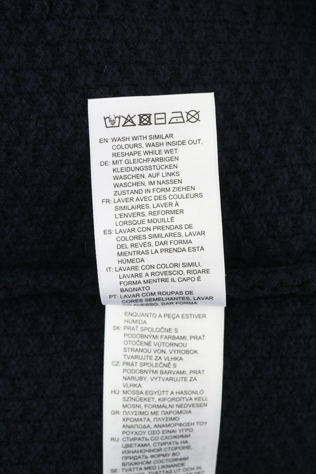 GANT Aran Cable kardiganas moterims M vakaro mėlynos spalvos vilnonis megztinis su sagomis užsegamu logotipu 