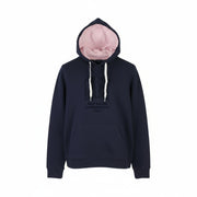 GANT New Haven Women Hoodie M Evening Blue Kangaroo Pocket Hooded Logo Pullover