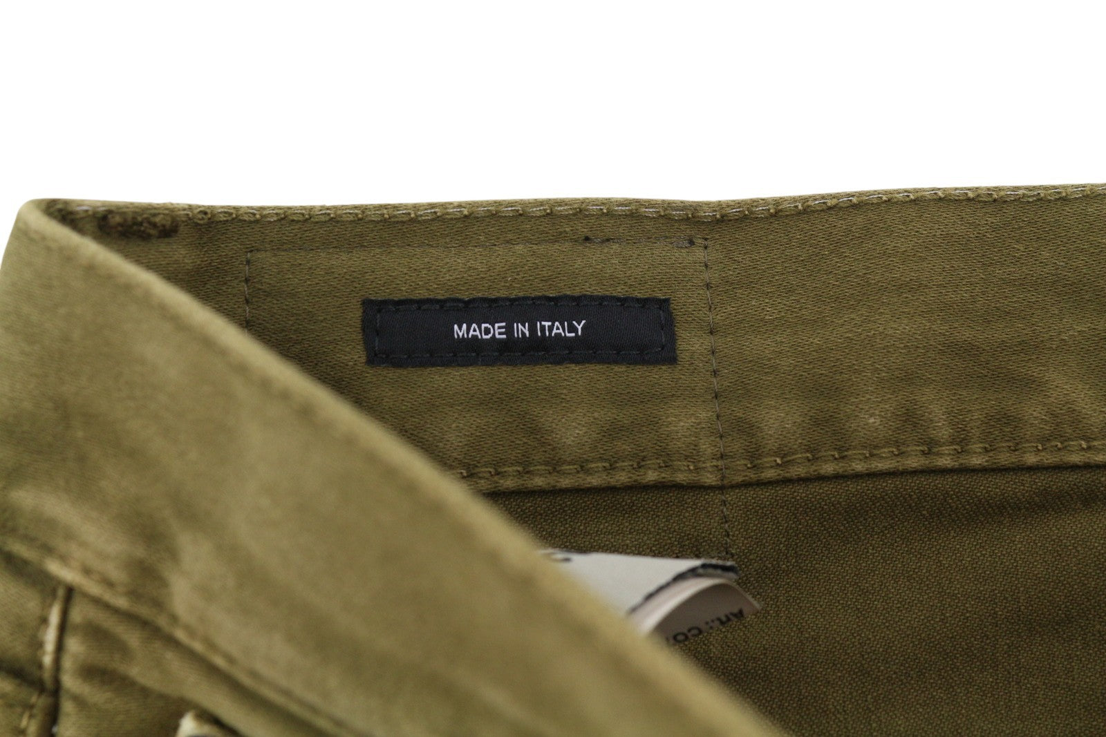 R13 Boyfriend Women Jeans 28 Olive Garment Dyed Moleskin Zip Fly FW25 RRP790