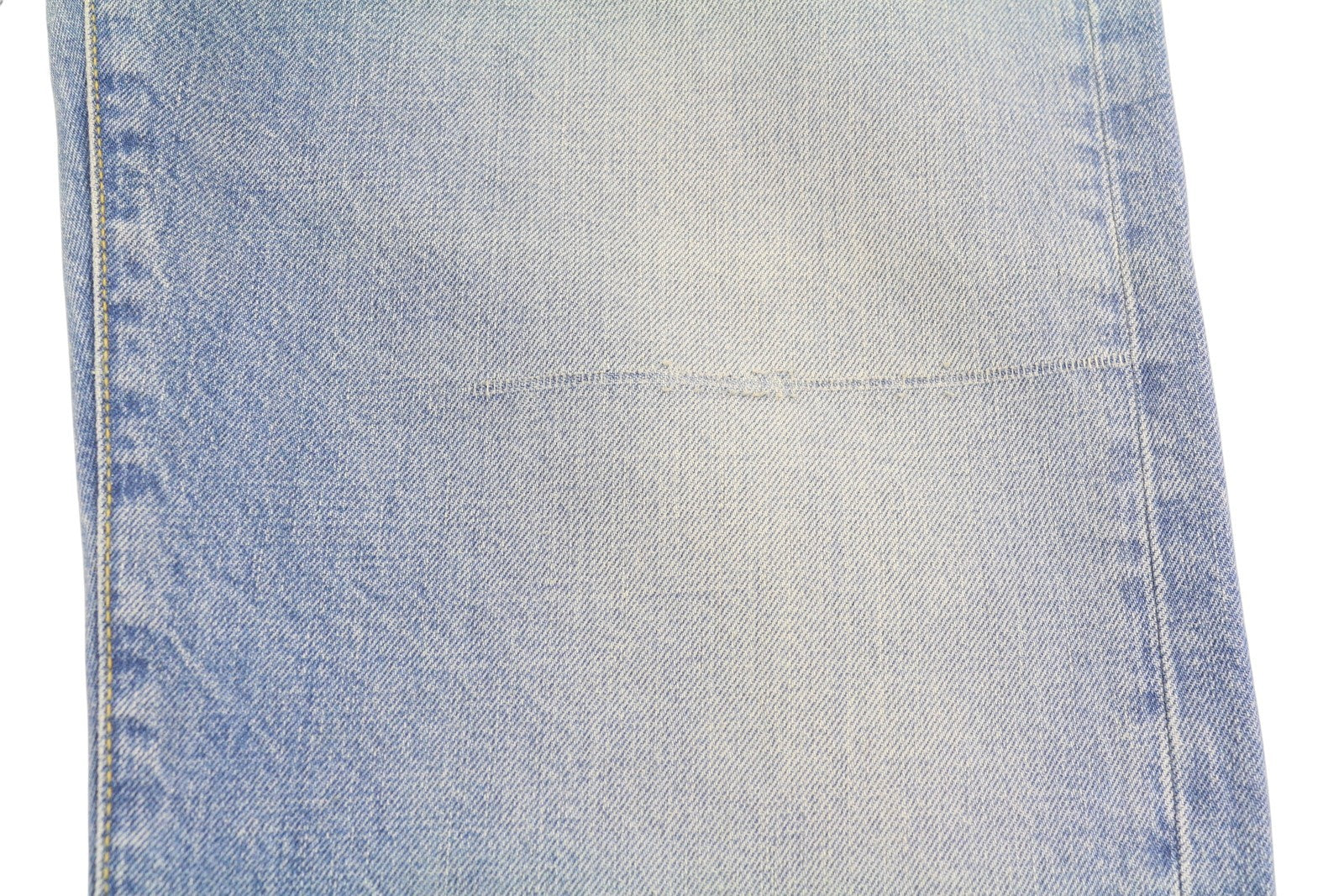 R13 X-BF Women Jeans 27 Merrin Blue Whiskers Washed Low Rise Zip Fly PF25 RRP799