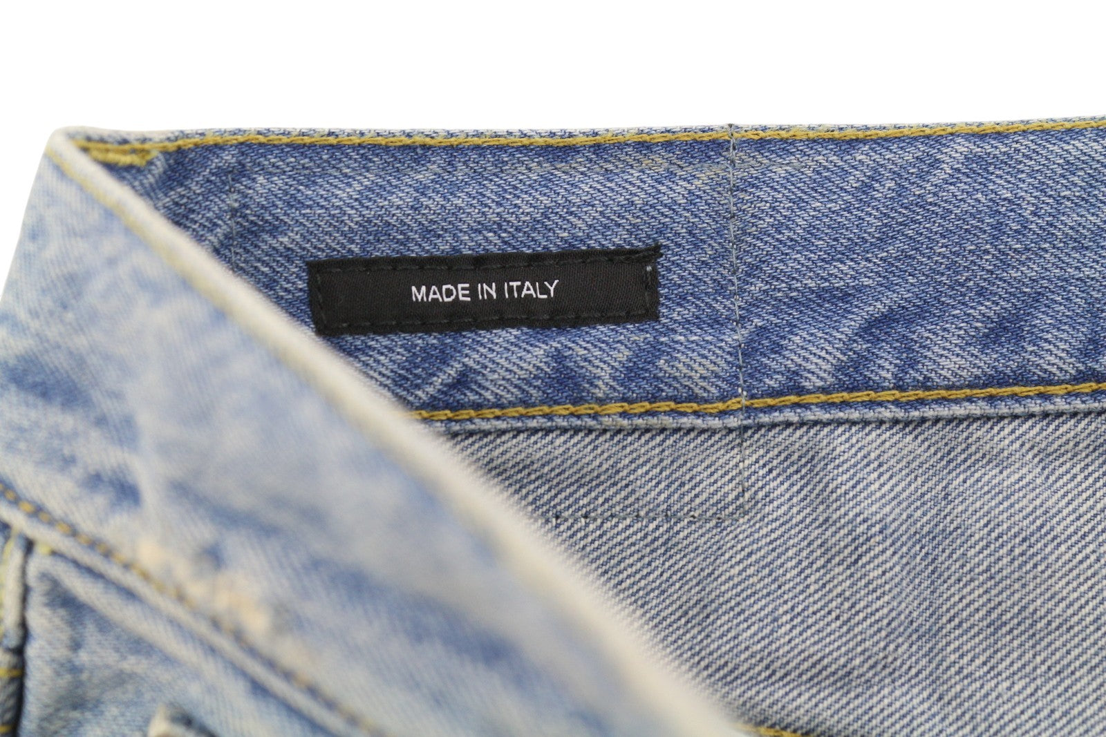 R13 X-BF Women Jeans 25 Merrin Blue Whiskers Washed Low Rise Zip Fly PF25 RRP799