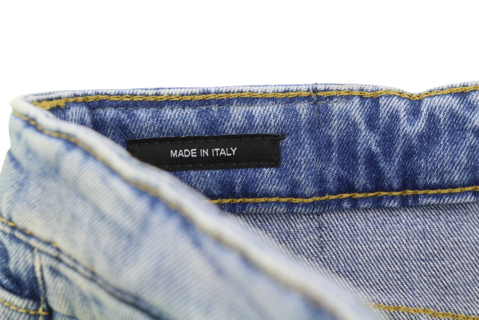 R13 Boy Straight W Rips Women Jeans 27 Jasper Stretch Low Rise Copped Blue FW25