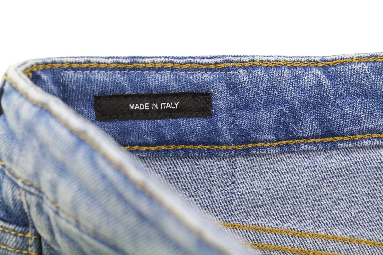 R13 Boy Straight W Rips Women Jeans 29 Jasper Stretch Low Rise Copped Faded Blue