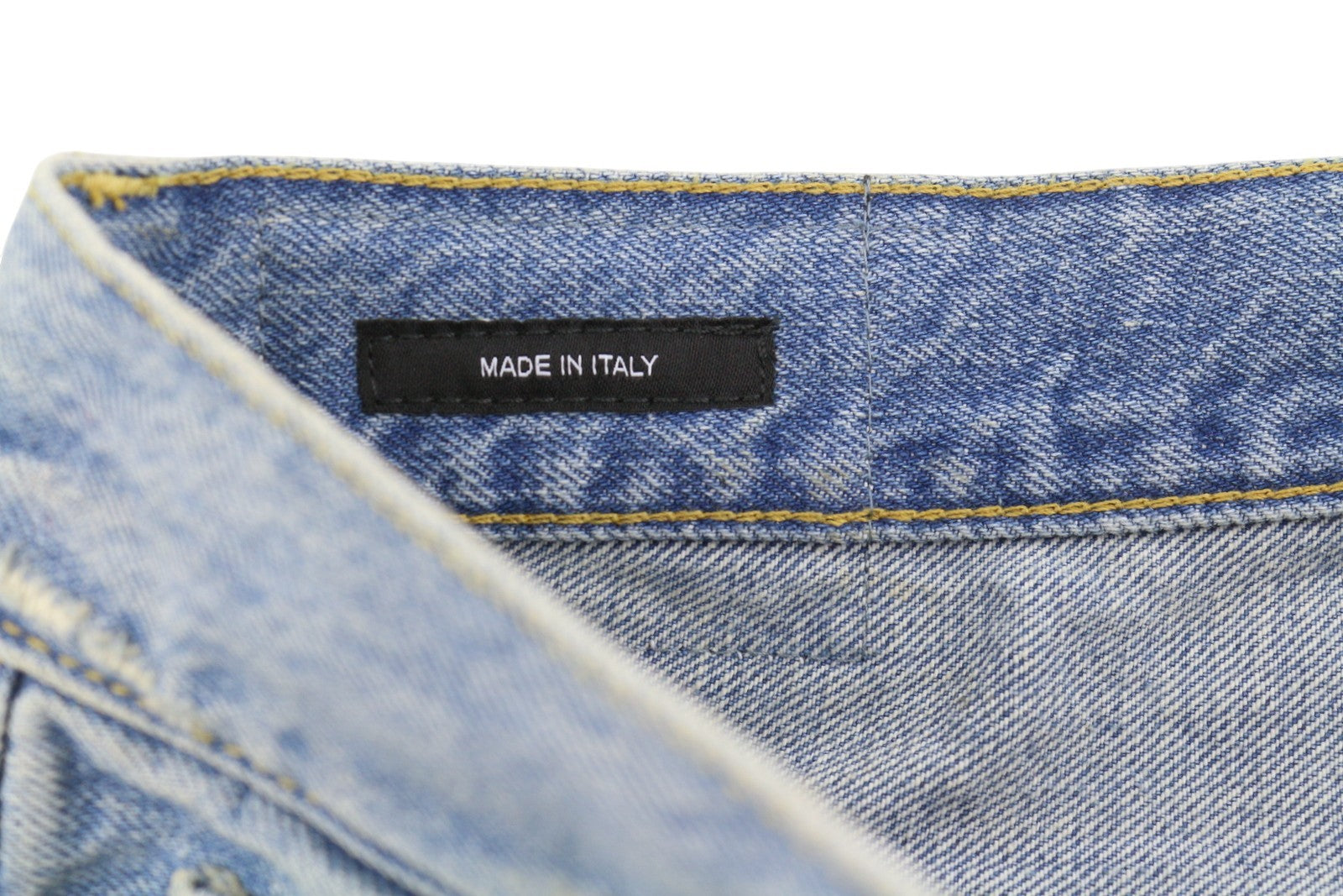 R13 X-BF moteriški džinsai 25 Merrin mėlyni ūsai išblukinti žemo liemens džinsai PF25 RRP799 