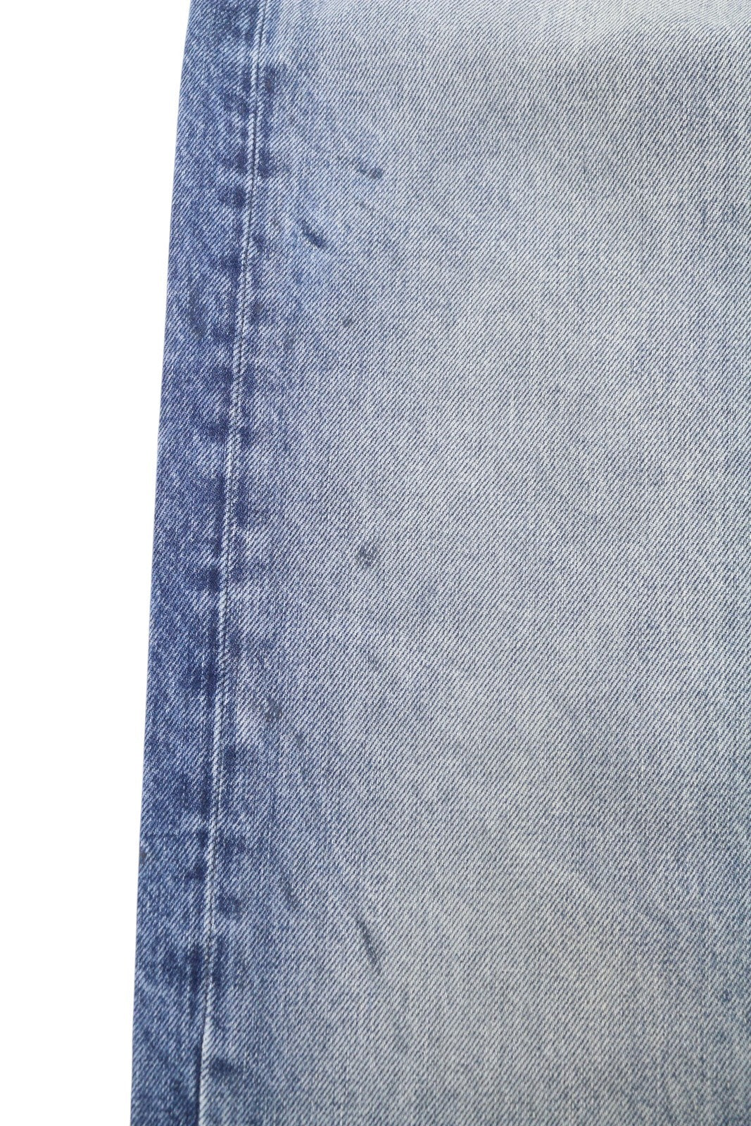 R13 Cuffed X-BF Women Jeans 29 Jasper Straight Fit Whiskers Faded Denim PF25