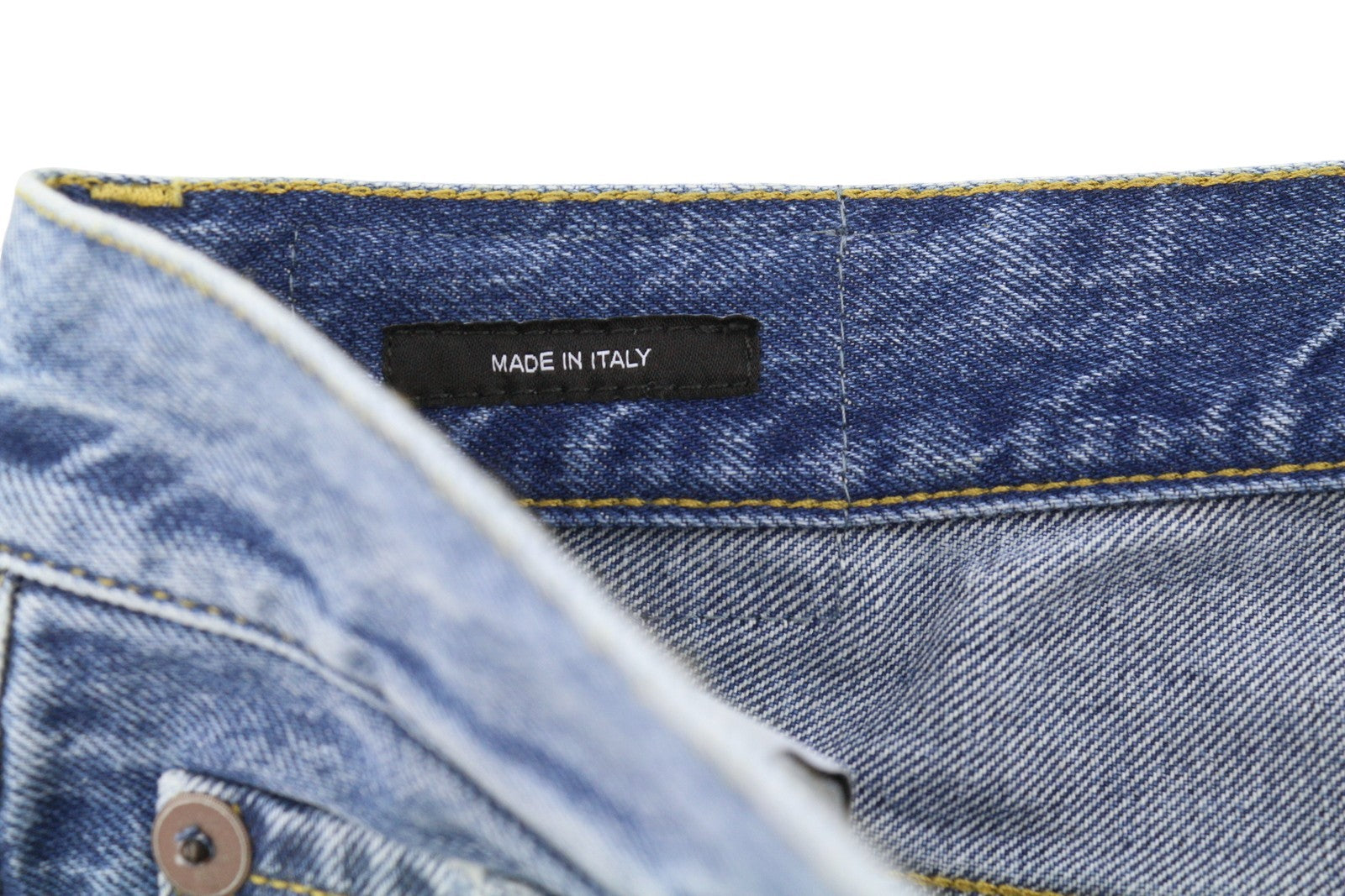 R13 Cuffed X-BF Women Jeans 29 Jasper Straight Fit Whiskers Faded Denim PF25