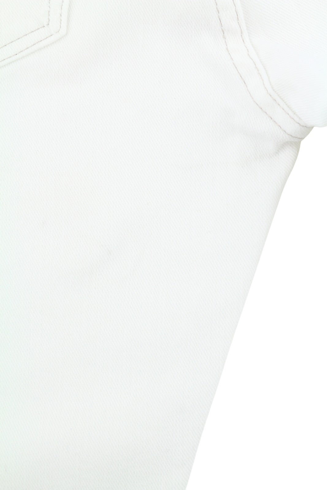 R13 berniukiški tiesūs moteriški džinsai 29 Bale balti trumpi džinsai su užtrauktuku iki kulkšnies PS25 RRP499 