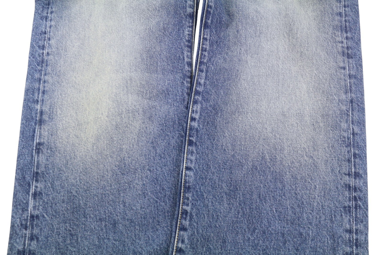 R13 Cuffed X-BF Women Jeans 28 Jasper Straight Fit Whiskers Faded Blue PF25