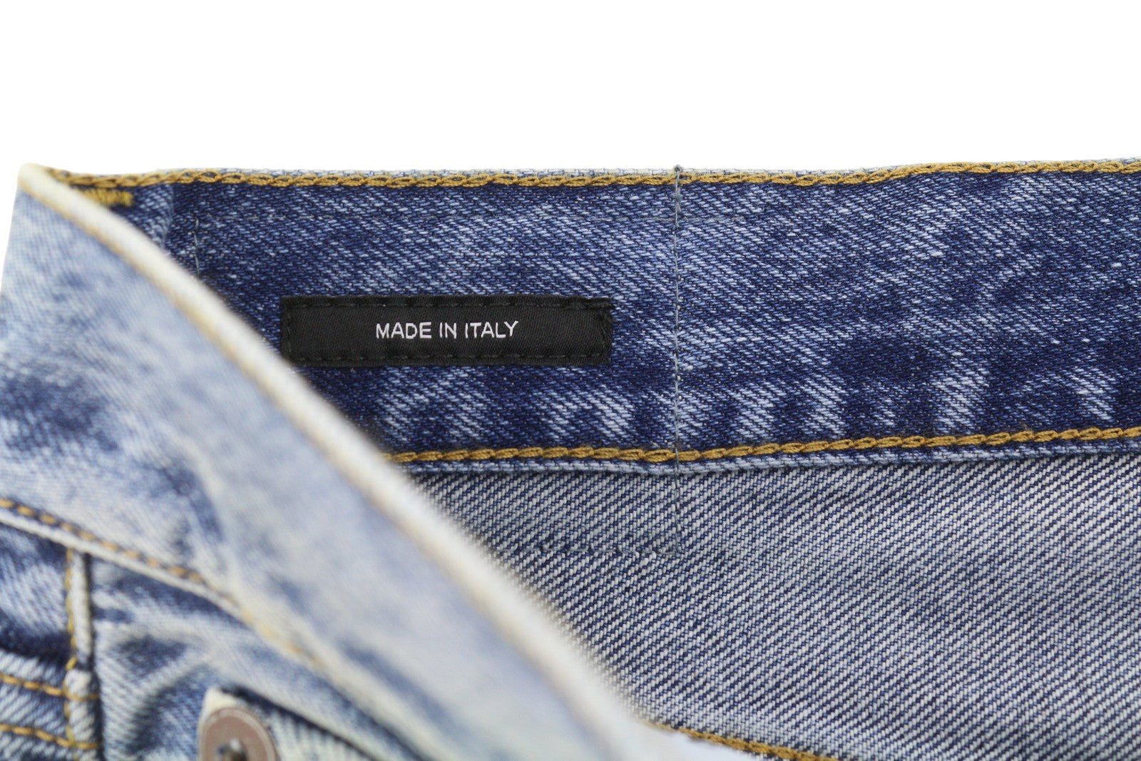 R13 Boyfriend Women Jeans 27 Jasper Cropped Whiskers Faded Blue PF25 RRP699