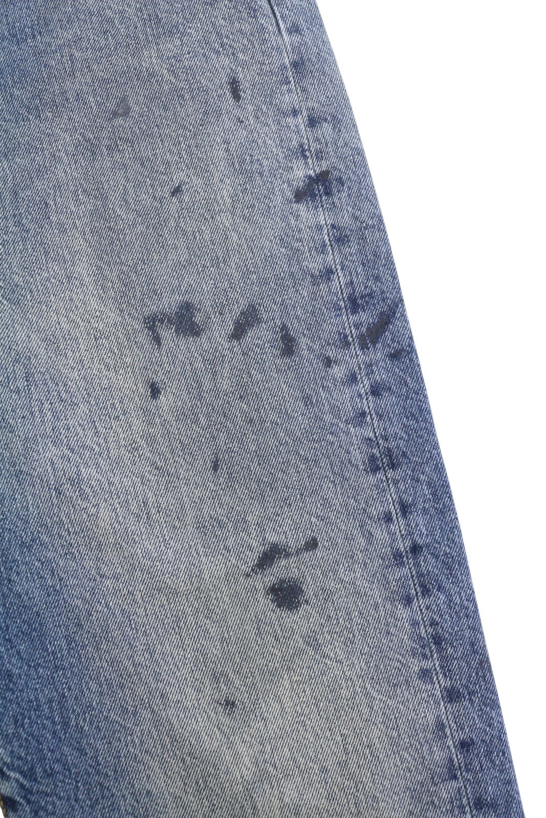 R13 Boyfriend Women Jeans 26 Jasper Cropped Whiskers Faded Blue PF25 RRP699