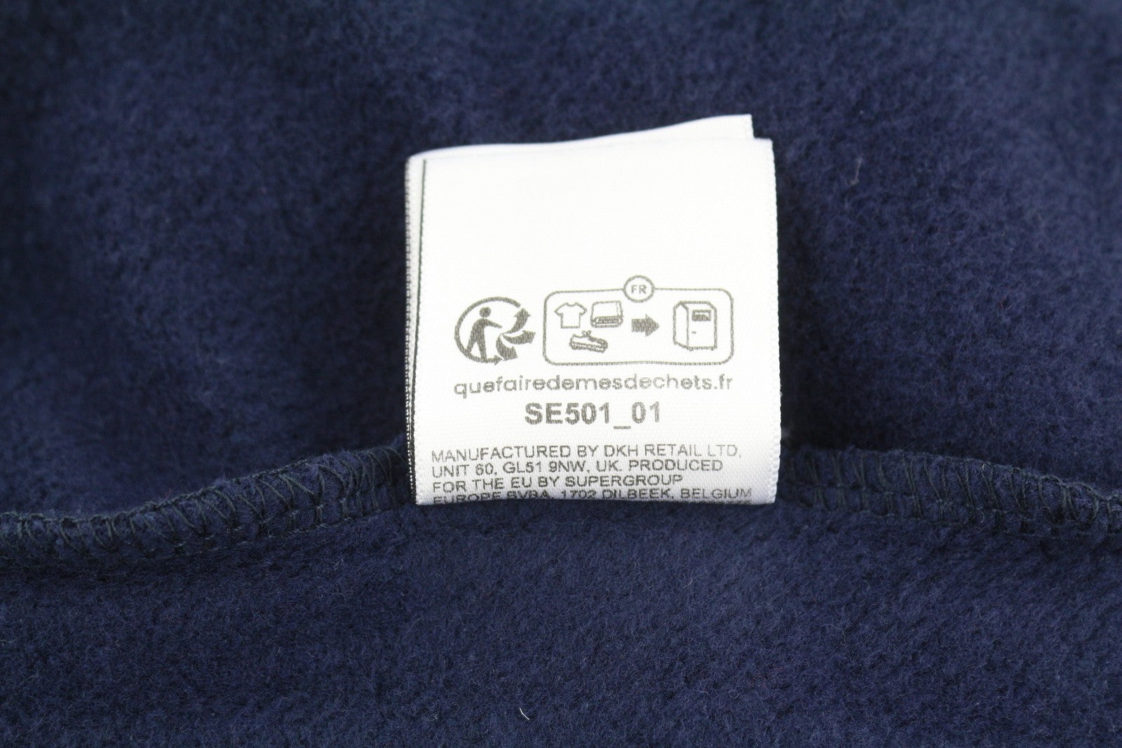 SUPERDRY La VL Graphic moteriškas džemperis su gobtuvu, 38 dydžio, tamsiai mėlynas, su kengūros kišene. 