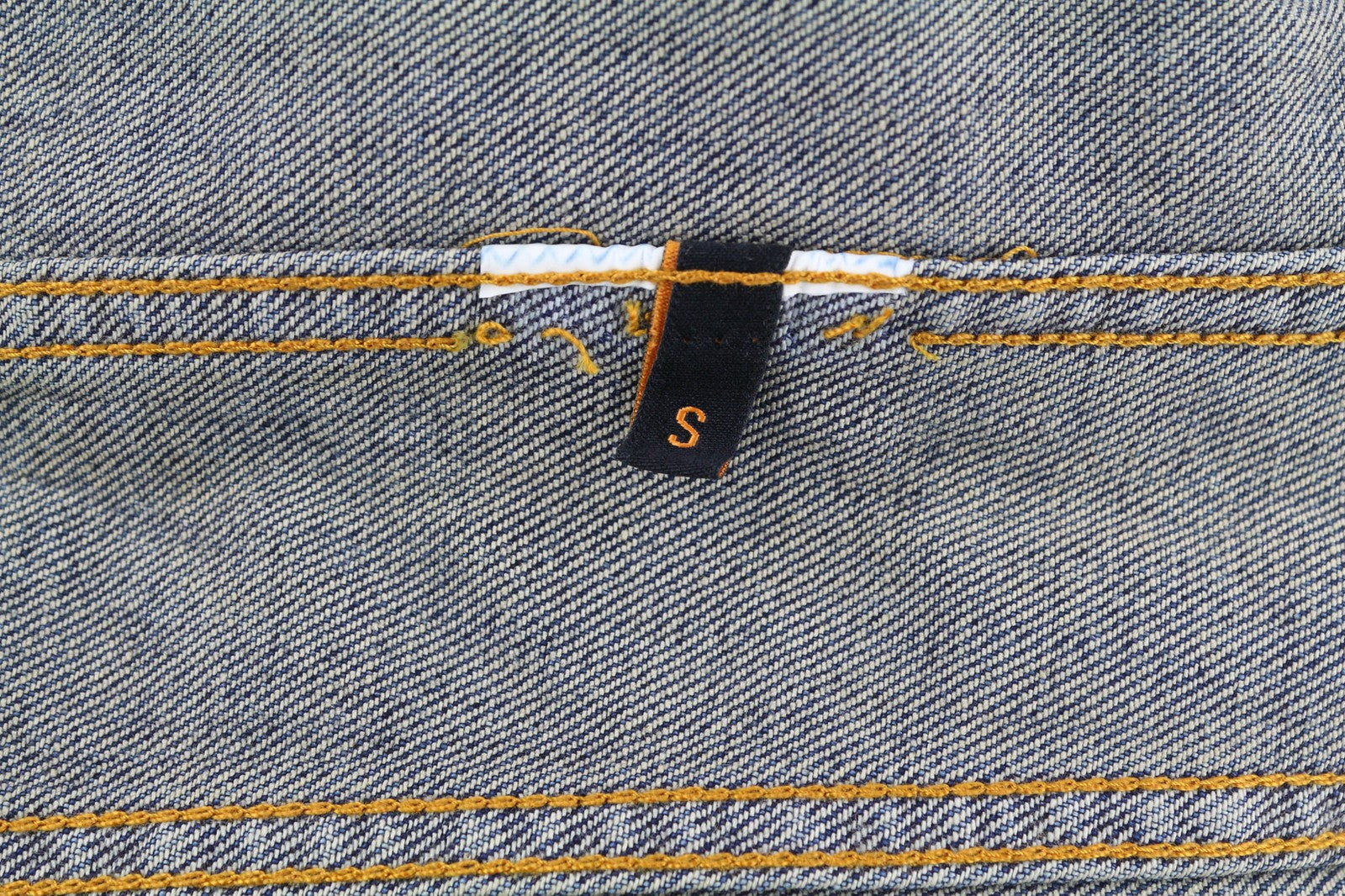 NUDIE JEANS vyriška mėlyna džinsinė striukė su polo apykakle ir sagomis S dydžio 