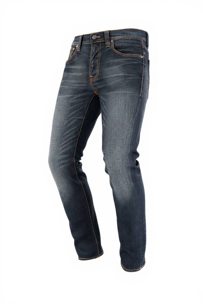 NUDIE JEANS ploni, pilki, autentiški, dėvėti vyriški džinsai su užtrauktuku W30/L34 