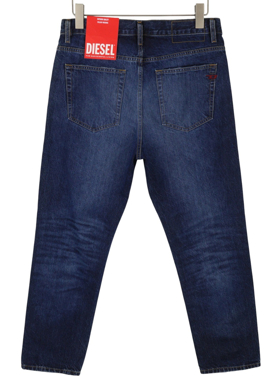 DIESEL 2020 D-Viker 09C64 vyriški džinsai W31/L30 įprasto kirpimo tiesaus kirpimo, blukusios mėlynos spalvos 