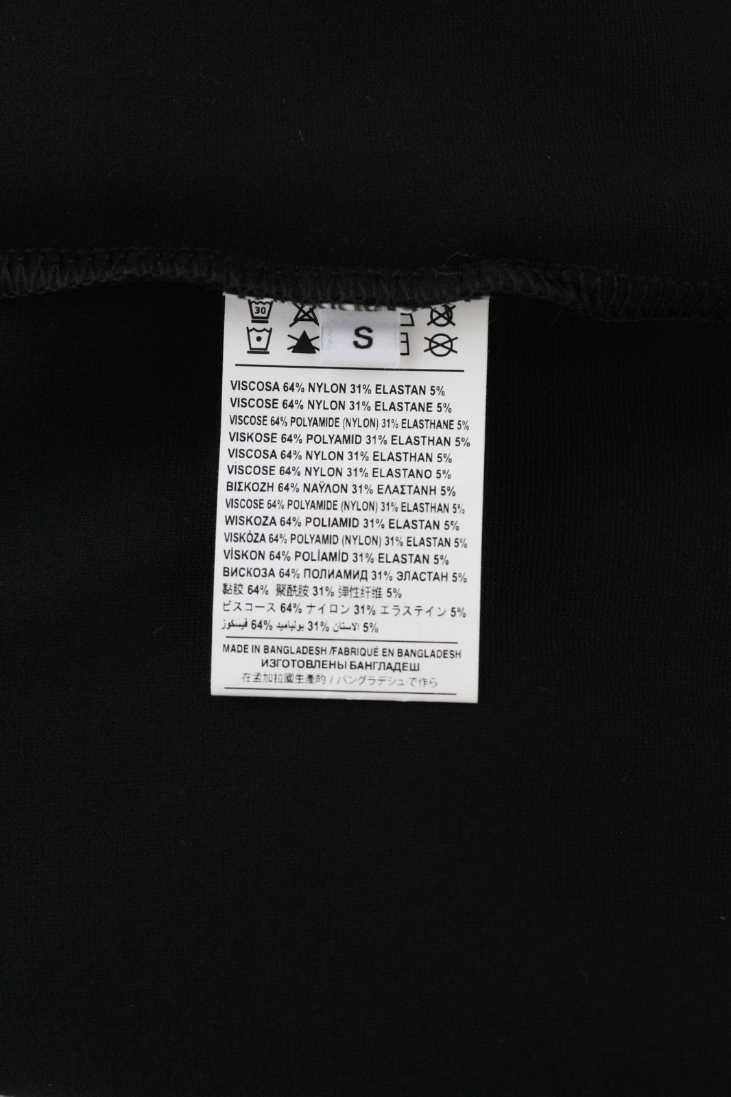 JOHN RICHMOND moteriška suknelė S juoda pūstomis rankovėmis, raukiniais, polo marškinėliais su užtrauktuku 