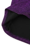 Violet Polyester Dress