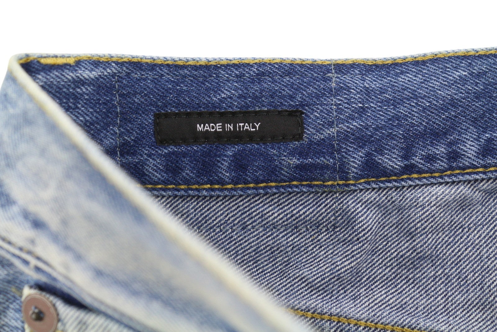 R13 Cuffed X-BF Women Jeans 28 Jasper Straight Fit Whiskers Faded Denim PF25