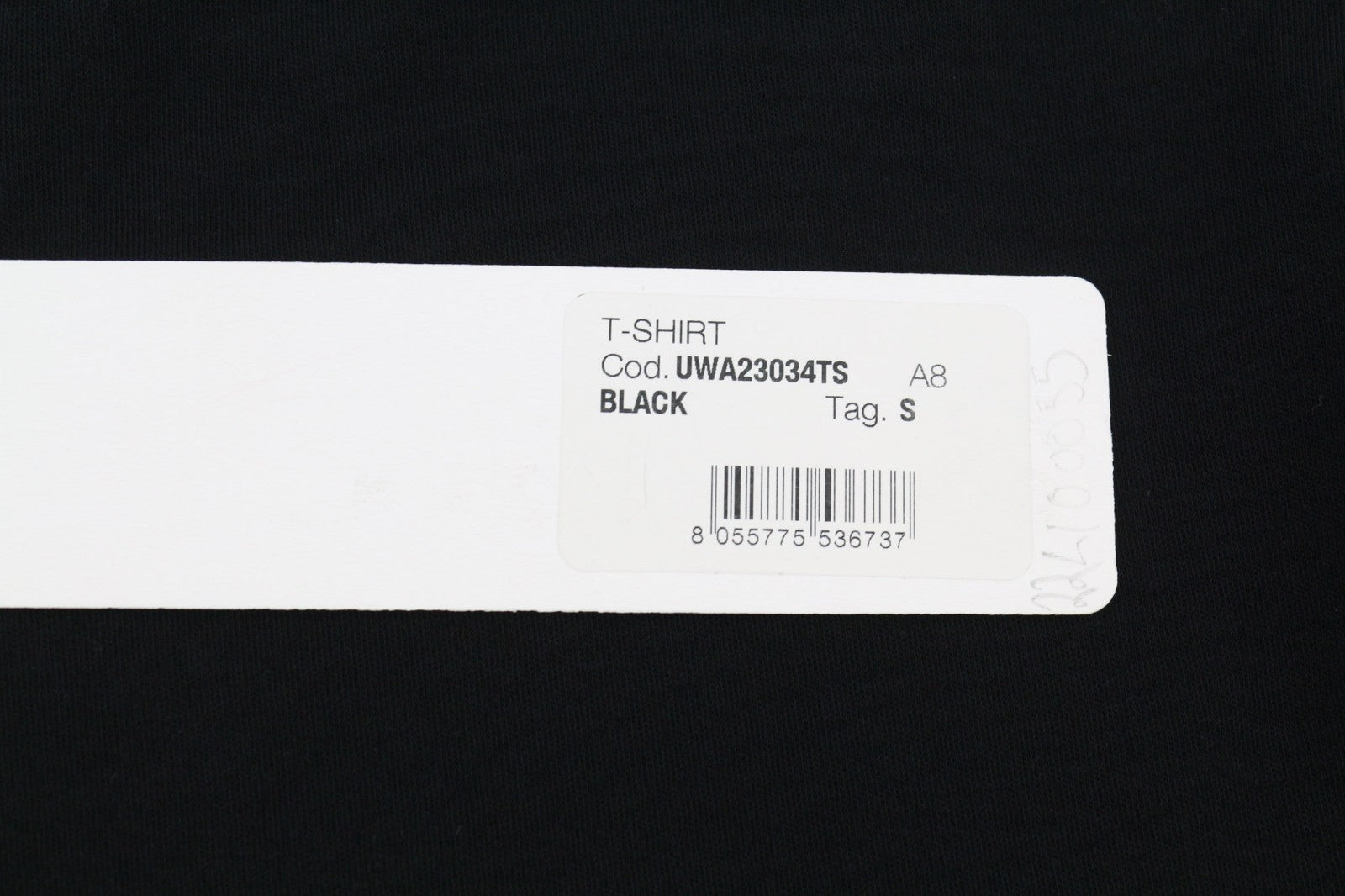 RICHMOND moteriški marškinėliai S dydžio juodi su dideliu apvaliu raštu ir tampriu medvilniniu logotipu 