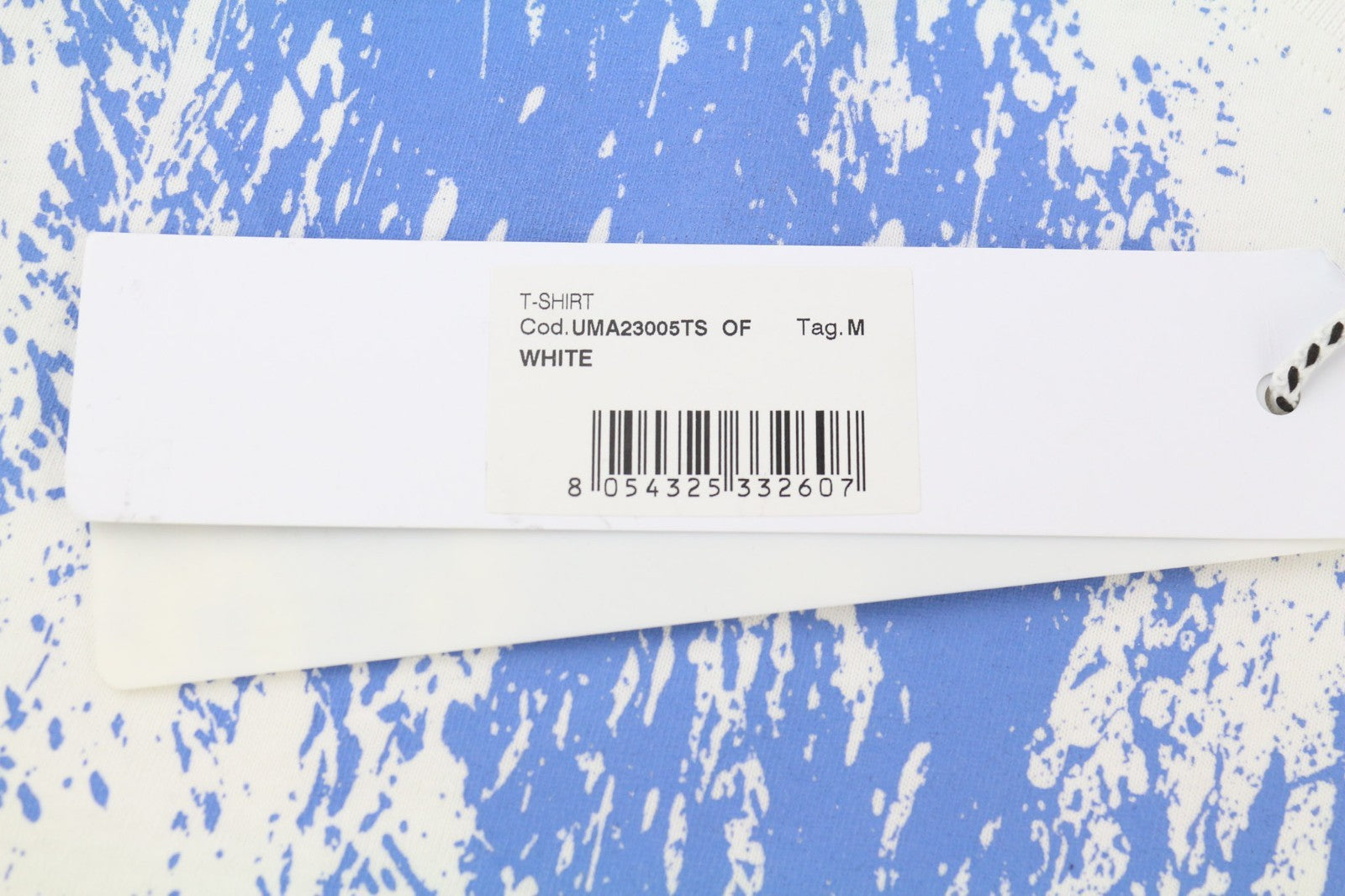 JOHN RICHMOND vyriški marškinėliai M balti apvalūs raštuoti trumpomis rankovėmis, visiems metų laikams 